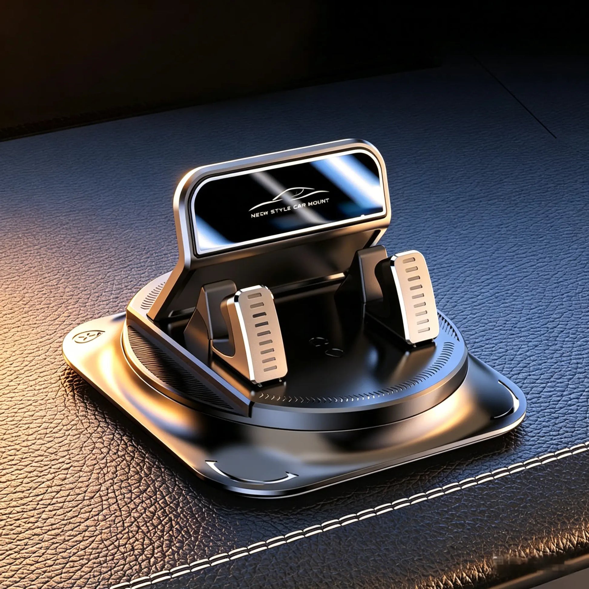 Car Phone Holder, Portable Mobile Phone Holder, Stable and Durable.In-Built Parking Number Plate Function, Quickly Switch to a Phone Number Plate.