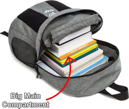 Lightweight Small Hiking Backpack for Women and Men - 25L Travel Day Pack - Foldable Hiking Daypack Ultralight for Camping Outdoor Sports - Day Bag Packable Backpack for Travel (Snowgray)