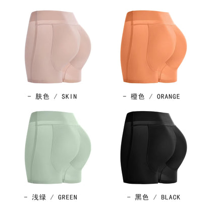 Enhance Your Curves with Our Seamless Latex Butt Lifter Underwear - Perfectly Shaped Peach Hip Pads for Women