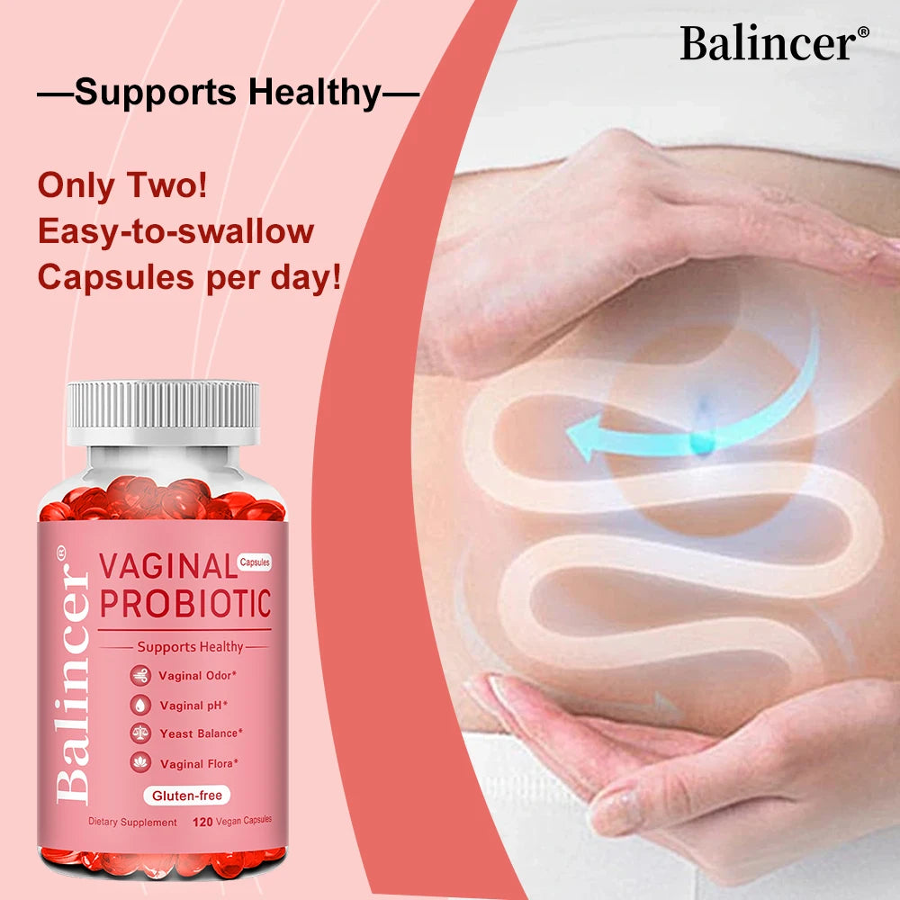 Probióticos para Mujer - Apoyan la Salud Vaginal, Intestinal, Inmunológica y el Bienestar Digestivo.