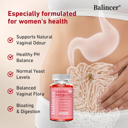 Probióticos para Mujer - Apoyan la Salud Vaginal, Intestinal, Inmunológica y el Bienestar Digestivo.