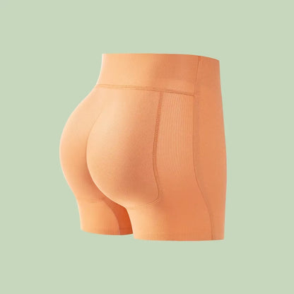 Enhance Your Curves with Our Seamless Latex Butt Lifter Underwear - Perfectly Shaped Peach Hip Pads for Women