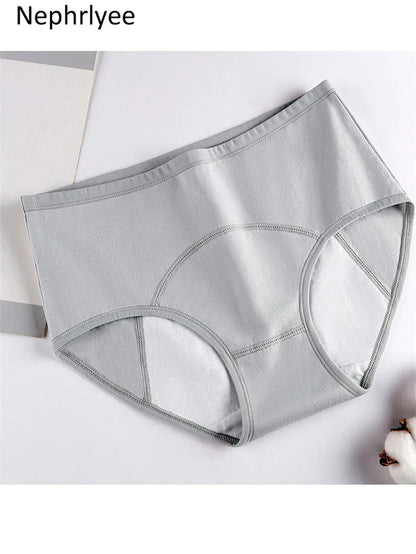 Female Physiological Pants Leak Proof Menstrual Women Underwear Period Panties Cotton Health Seamless Briefs in the Waist Warm