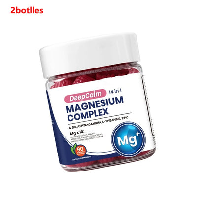 Elevate Your Wellness with Magnesium Complex Gummies - Enriched with Vitamin D3, Zinc, and L-Theanine for Natural Nutritional Support