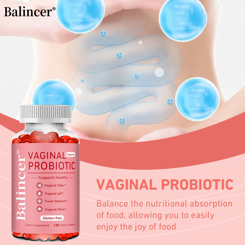 Probióticos para Mujer - Apoyan la Salud Vaginal, Intestinal, Inmunológica y el Bienestar Digestivo.