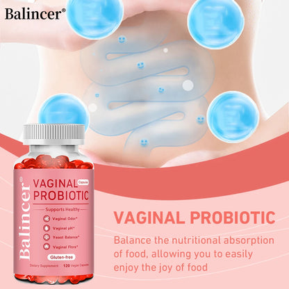 Probióticos para Mujer - Apoyan la Salud Vaginal, Intestinal, Inmunológica y el Bienestar Digestivo.